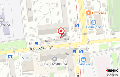 Магазин разливных напитков на Казахской улице на карте