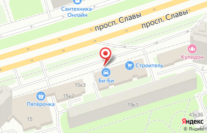 Автомагазин Би-би в Фрунзенском районе на карте