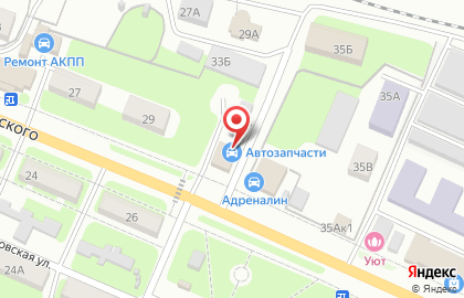 Магазин автозапчастей на ул. Можайского, 31а на карте