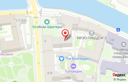 Подростково-молодежный клуб Вдохновение в Адмиралтейском районе на карте