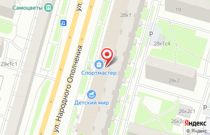 Магазин готовой еды Милти на улице Народного Ополчения, 28 к 1 на карте