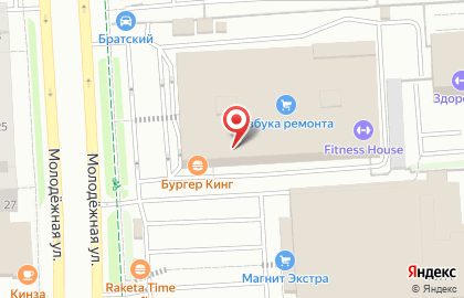 Центр оконных решений Финнмарк на Молодёжной улице на карте