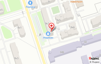 Кондитерская Нур в Пушкинском районе на карте