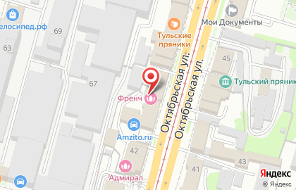 ПСБ на Октябрьской улице на карте