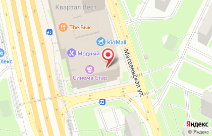 Магазин детских товаров Детский мир на Мичуринском проспекте на карте