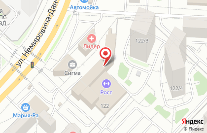 Компания Континент на улице Немировича-Данченко на карте