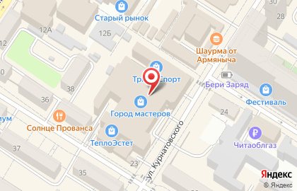 Магазин сантехники в Чите на карте