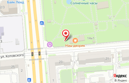 Сеть киосков быстрого обслуживания Подорожник на улице Станиславского на карте