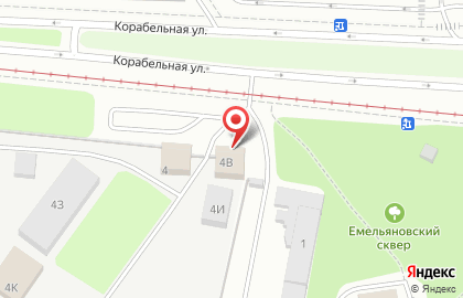 Интернет-магазин автотоваров Detali 812.ru на Корабельной улице на карте