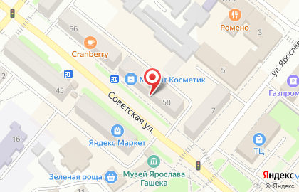 Аптека Экона на Советской улице на карте