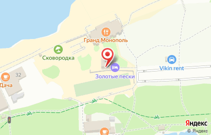 Гостевой дом Золотые Пески на карте