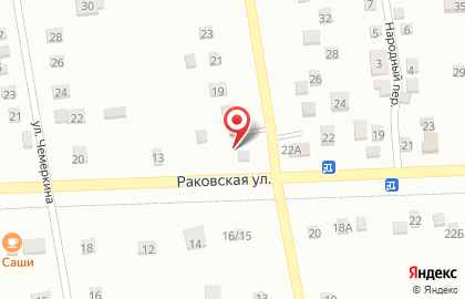 Шиномонтажная мастерская на улице Воровского на карте