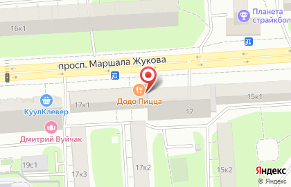 Магазин-бар Хмель & Солод на проспекте Маршала Жукова на карте