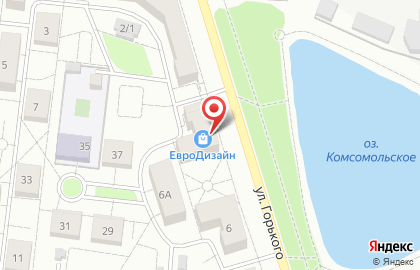 ЕвроДизайн на улице Горького на карте