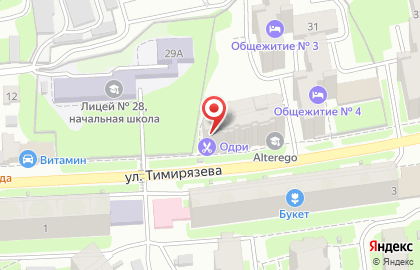 Школа иностранных языков English School на улице Тимирязева на карте