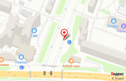 Киоск по продаже цветов на улице Петрова на карте