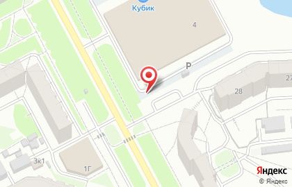 Автостоянка в Кургане на карте