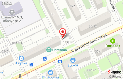 Зоомагазин Сомик на Судостроительной улице на карте