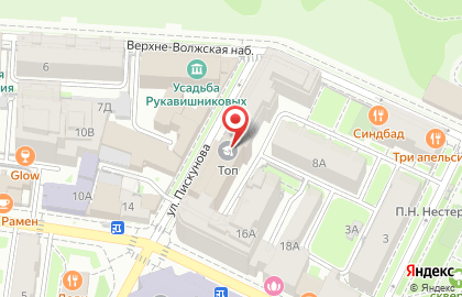 Туристическая компания Славия в Нижегородском районе на карте