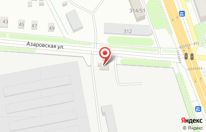 Шиномонтажная мастерская на Азаровской улице на карте