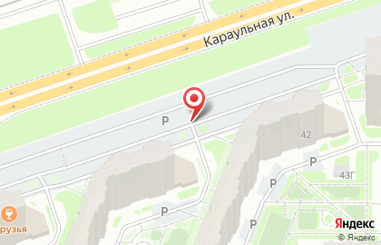 Магазин пива Тайм аут на Караульной улице на карте