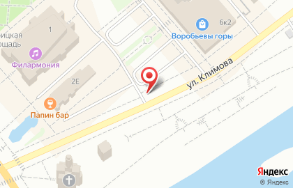 Империал на улице Климова на карте