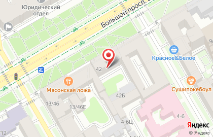 Школа лезгинки Ритмы Кавказа на Большом В.О. проспекте на карте