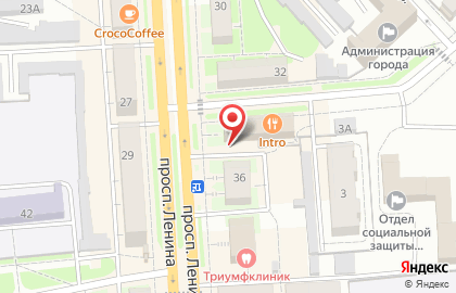 Компания Арбитр на проспекте Ленина на карте