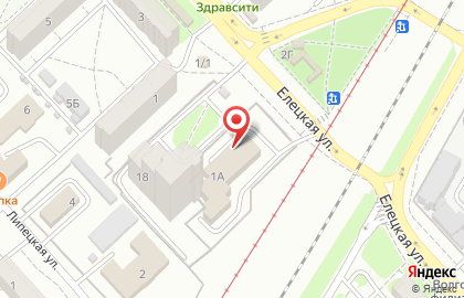 Билборды (6х3 м) от РГ Дрим на Елецкой улице на карте