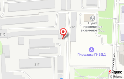 Торгово-производственная компания Амега на Актайской улице на карте