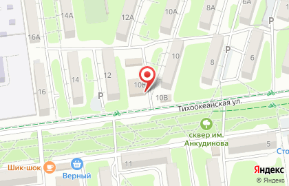 Салон мебели Анна на Тихоокеанской улице на карте