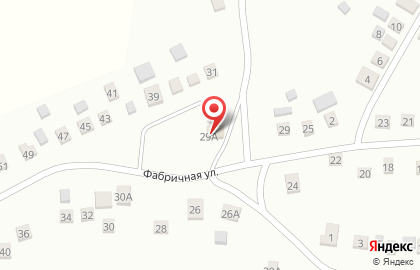 Продовольственный магазин на Фабричной улице на карте