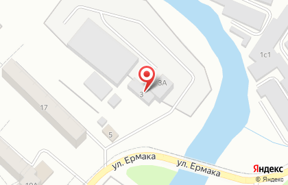 Диско на улице Ермака на карте