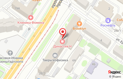 Визовый центр Pony Express на проспекте Чайковского на карте