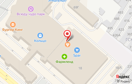 Служба доставки суши Суши-Маркет в Советском районе на карте