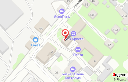 Фитнес-клуб Plaza на Комсомольской на карте