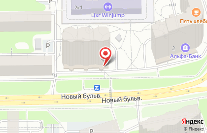 Супермаркет Магнит в Москве на карте