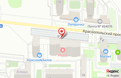 Автостоянка в Челябинске на карте