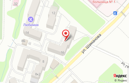 Продуктовый магазин Крошка в Калининграде на карте