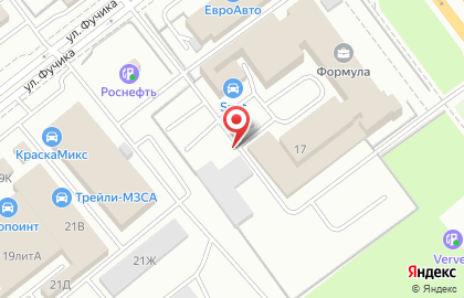 Магазин автотоваров АвтоГрад в Фрунзенском районе на карте