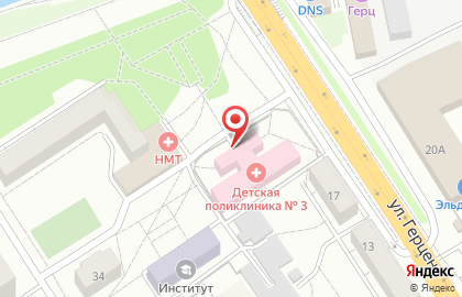 Аптечный пункт в Железнодорожном районе на карте