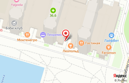 Сауна Via-Vita на Васильевском на карте