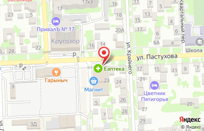 Сбер Еаптека на улице Пастухова на карте