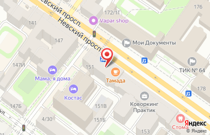 Mobinex на площади Александра Невского I на карте