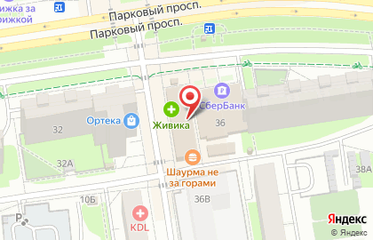 Киоск по продаже колбасных изделий Колбаска на карте