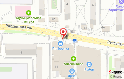 Фирменный магазин Lanita в Калининском районе на карте