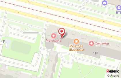 Дом быта на ул. Савушкина, 118 на карте