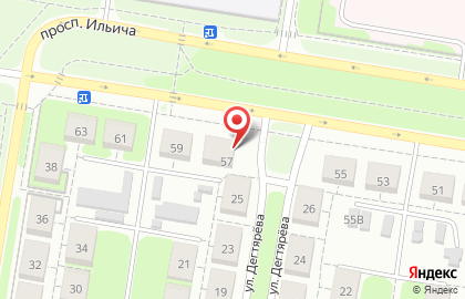Продуктовый магазин, ИП Токорев И.А. на карте