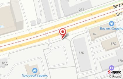 Империя Авто на Благодатной улице на карте