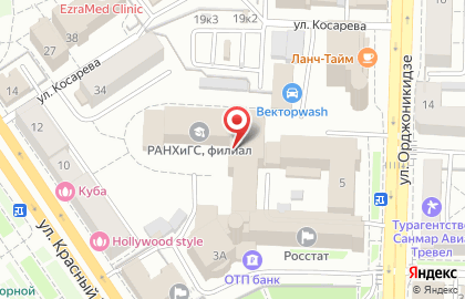 Омская банковская школа на карте